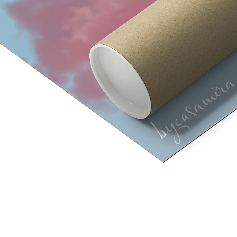 Packaging Tube the Wall Art Print will arrive in.