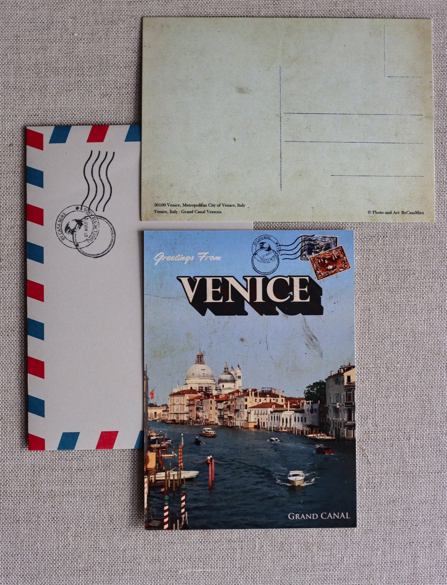 Venice Vintage Postcard.