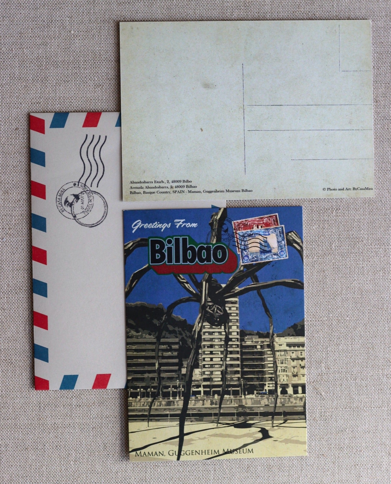 Bilbao Vintage Postcard