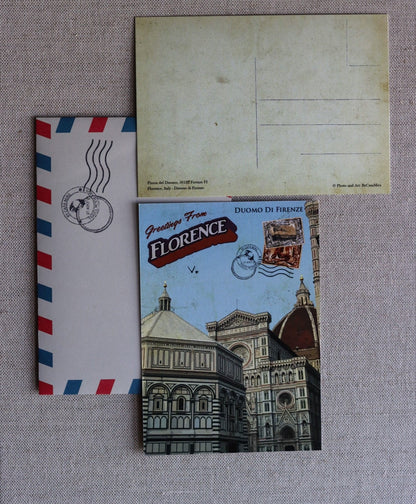 Florence Vintage Postcard.